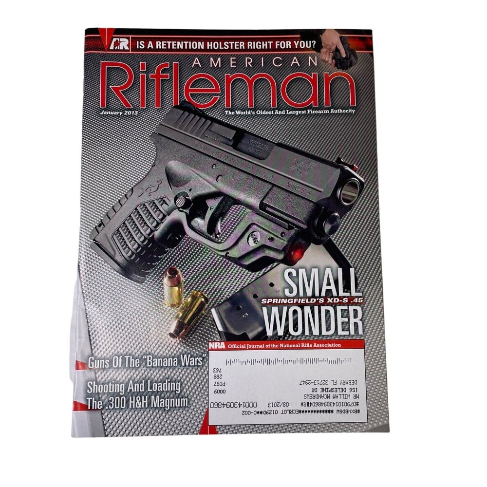 American Rifleman NRA Magazine January 2013 Vol 161 No 1 u National Rifle Associ